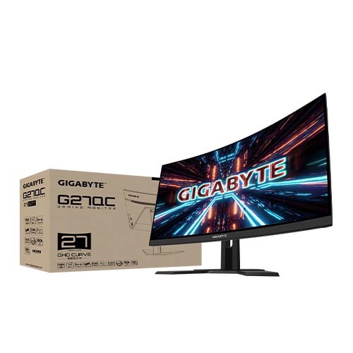 GIGABYTE G27QC 27 Inch 165Hz Full HD Curved Gaming Monitor - Innova ...